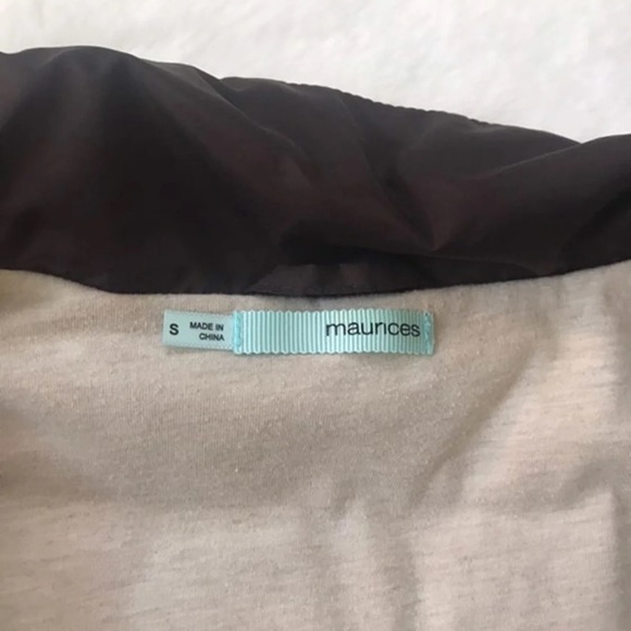 🌻 3/$20 Lined Brown Bubble Vest - Picture 3 of 8